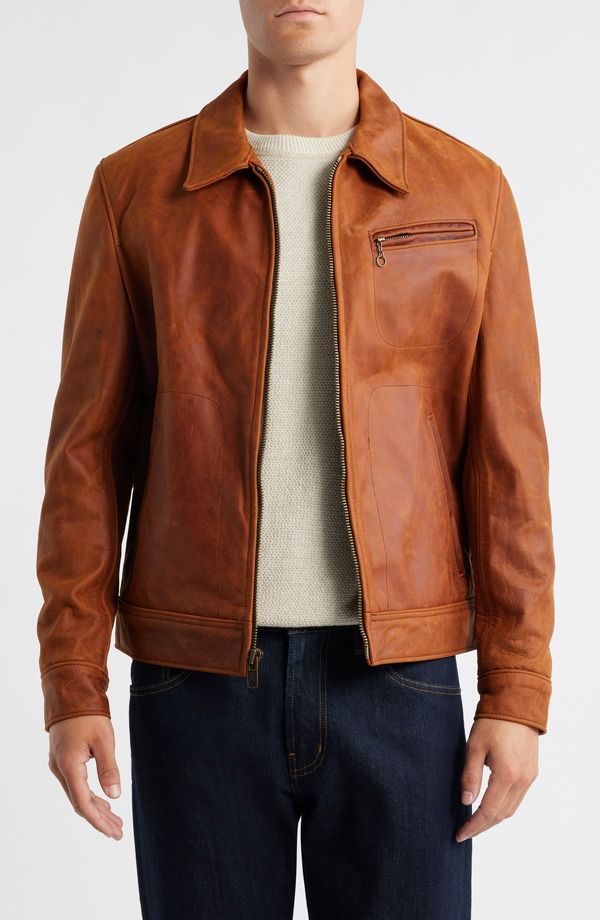 ショット ニューヨーク メンズ アウター ジャケット・ブルゾン ヴィンテージ レザー Schott NYC Lightweight Vintage Oil Tanned Unlined Cowhide 166,900円