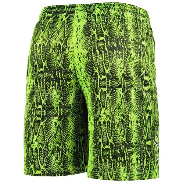 ニューエラ メンズ ボトムス ハーフパンツ・ショーツ ショートパンツ Mens New Era Neon Green Bay Packersummer Pop Shorts Neon Green ネオ