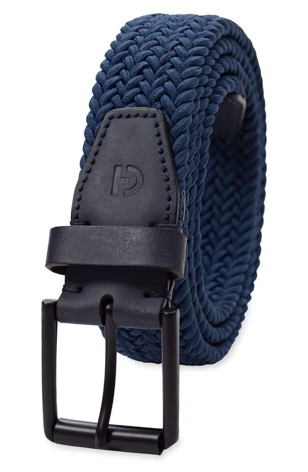 コールハーン メンズ アクセサリー ベルト Cole Haan Tubular Stretch Webelt Navy ネイビー