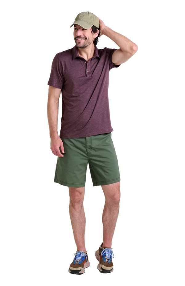 トードアンドコー メンズ トップス ポロシャツ Toad Co Tempo Short Sleeve Polo Raisin