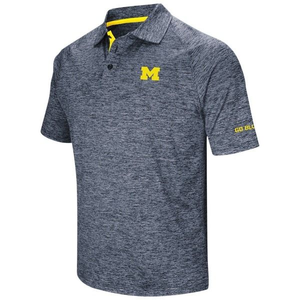 コロシアム メンズ トップス ポロシャツ トール ダウン Mens Colosseum Navy Michigan Wolverines Big Tall Down Swing Polo Navy ネ 11,886円