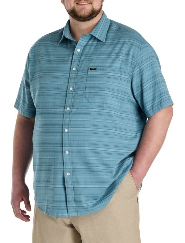 オニール メンズ トップス シャツ トール ONeill Big Tall Seafaring Stripe Sport Shirt Stromy Blue ブルー