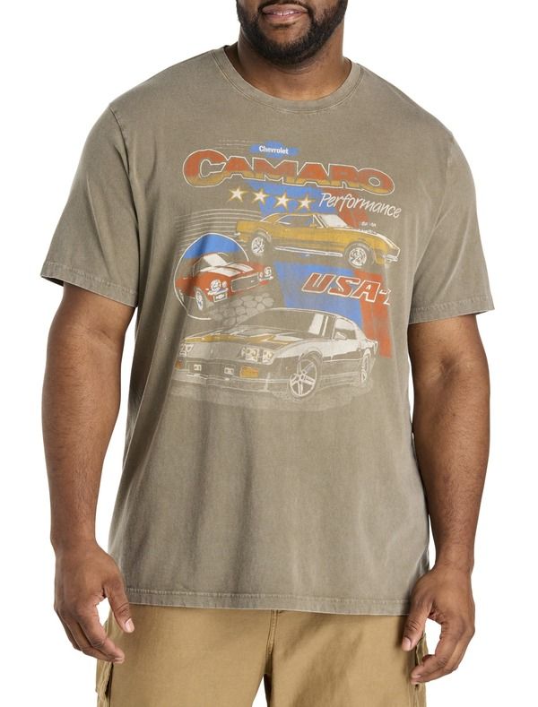 ラッキーブランド メンズ トップス Tシャツ トール グラフィック Lucky Brand Big Tall Camaro Montage Graphic Tee Stone Grey グレー 15,584円