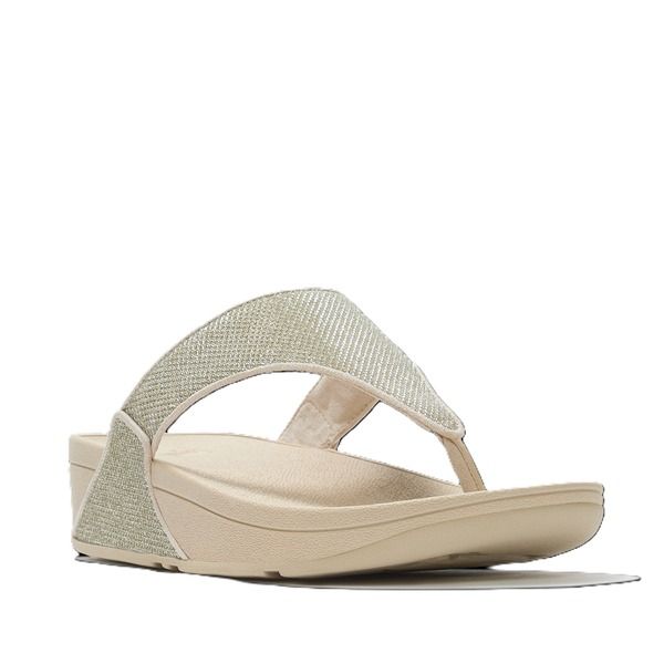 フィットフロップ レディース シューズ ヒール サンダル FitFlop Lulu Shimmerglitz Sandals Platino
