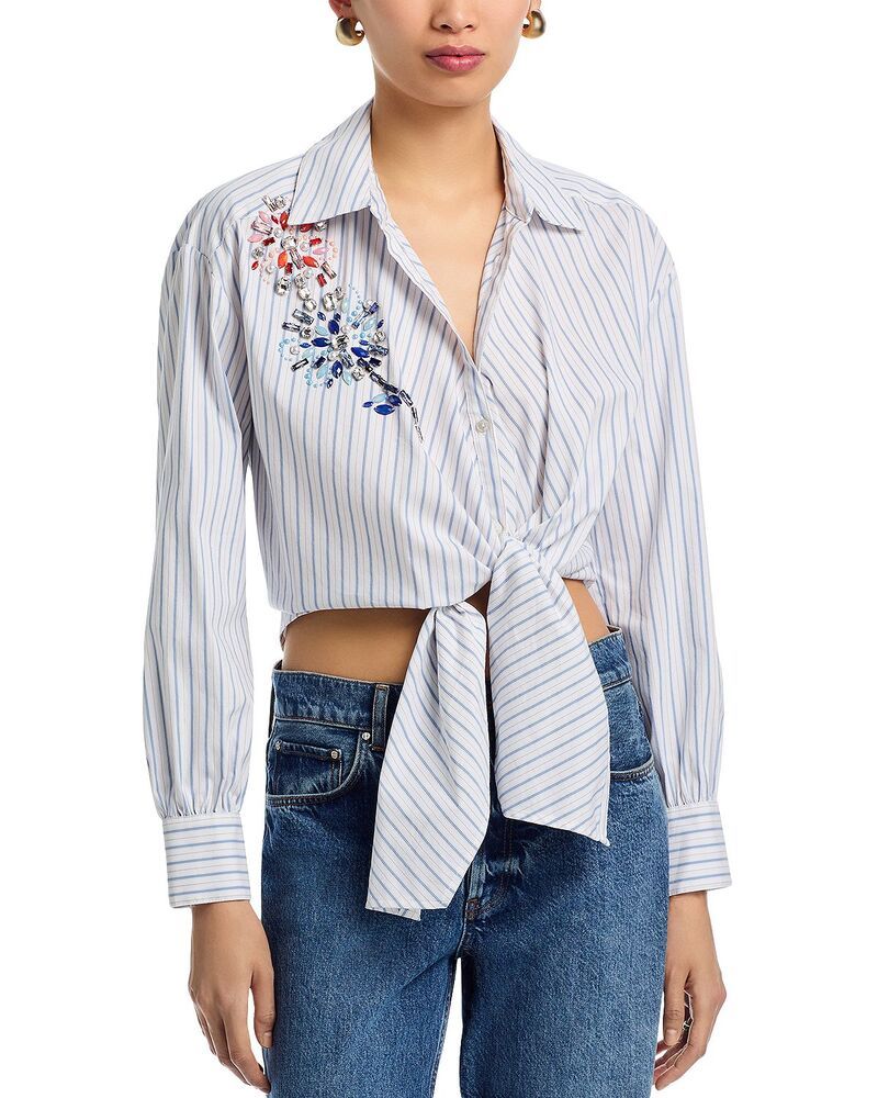 サンク セプト レディース トップス シャツ ブラウス Cinq Septwilight Spark Marianna Blouse Whitecorn ホワイト