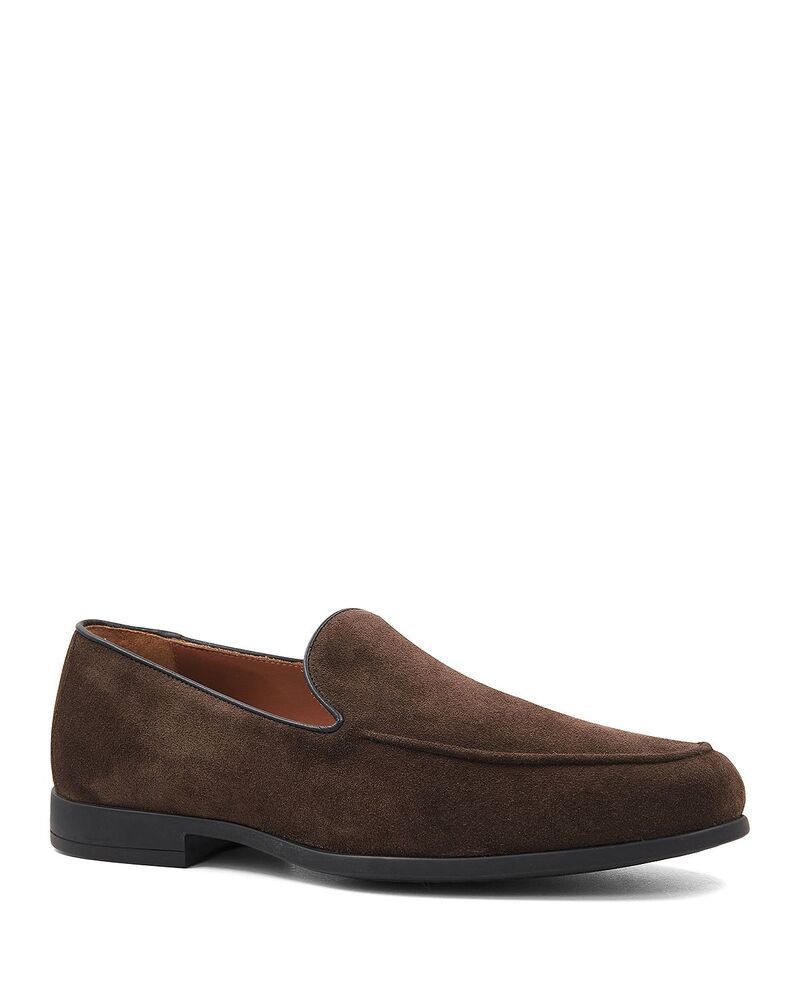 ブルーノマグリ メンズ シューズ スリッポン・ローファー スエード Bruno Magli Mensonny Suede Loafers Dark Brown ブラウン 57,480円