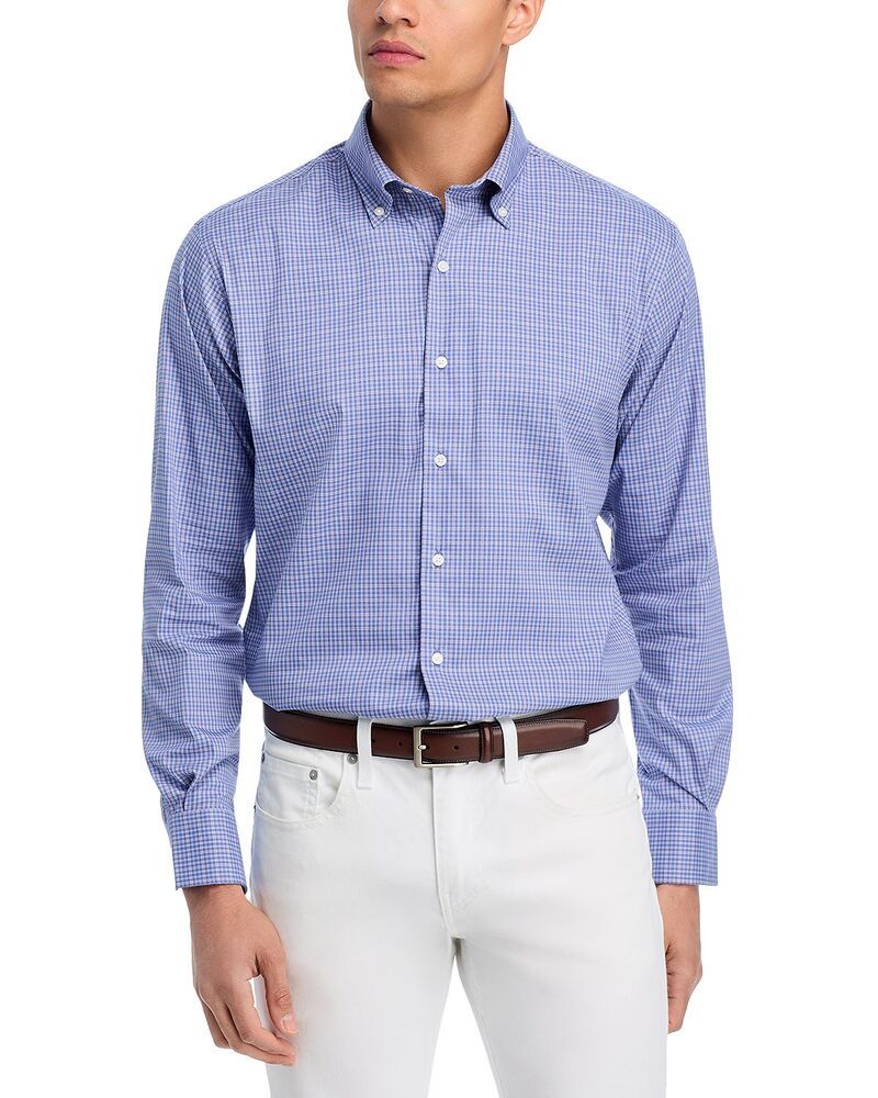 ピーター・ミラー メンズ トップス シャツ コットン Peter Millar Stowe Crown Lite Cotton Stretch Sport Shirt Deep Violet バイオレ