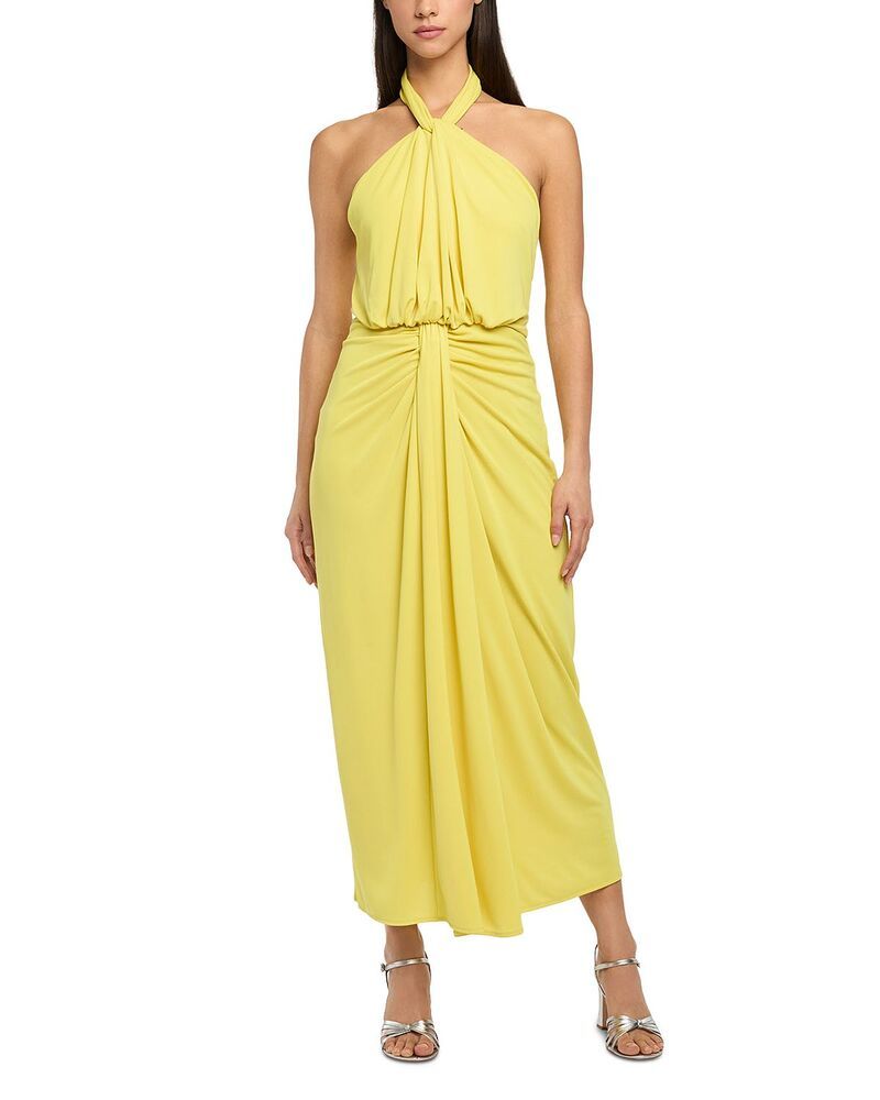 サンク セプト レディース トップス ワンピース ミディ ホルター Cinq Sept Kaily Twist Halter Midi Dresstarfruit