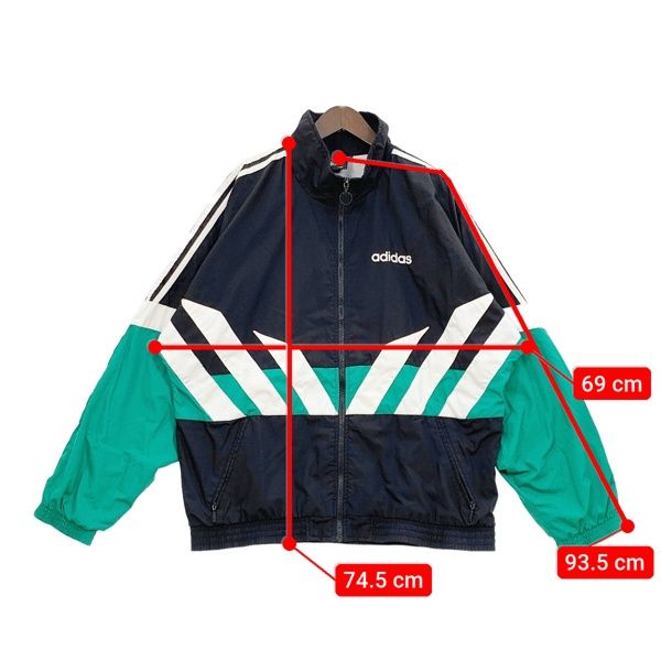 レアカラー　アディダス【】古着　ヴィンテージ  ジャージ adidas アディダス ブルゾン ウィンドブレーカー トラックジャケット