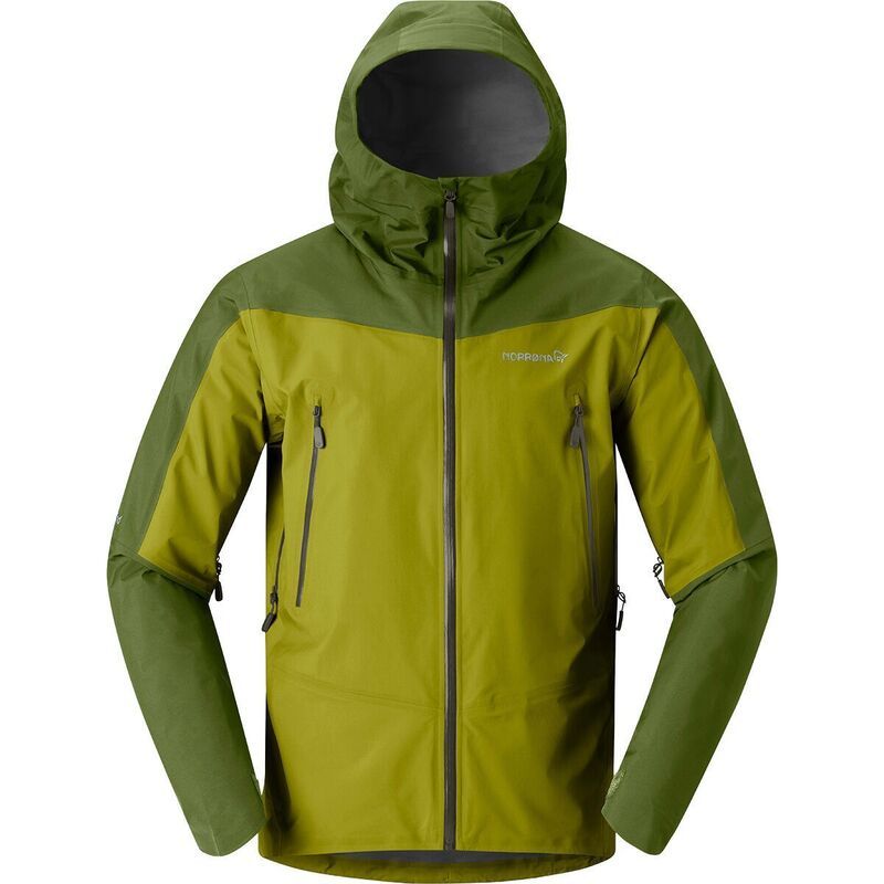 ノローナ メンズ アウター ジャケット・ブルゾン Norrona Falketind GORETEX Jacket Mens Golden LimePesto ライム