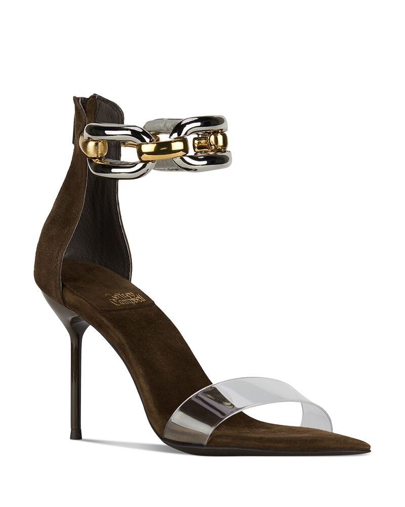 ジェフリー キャンベル レディース シューズ サンダル アンクル Jeffrey Campbell Womens Cuff Link Ankle Strap Sandals Espresso Sued