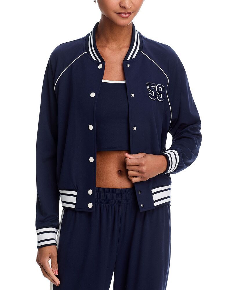スピリッツフィフティファイブ レディース アウター ジャケット・ブルゾン Splits59 Hayes Varsity Rigor Jacket Indigo インディゴ