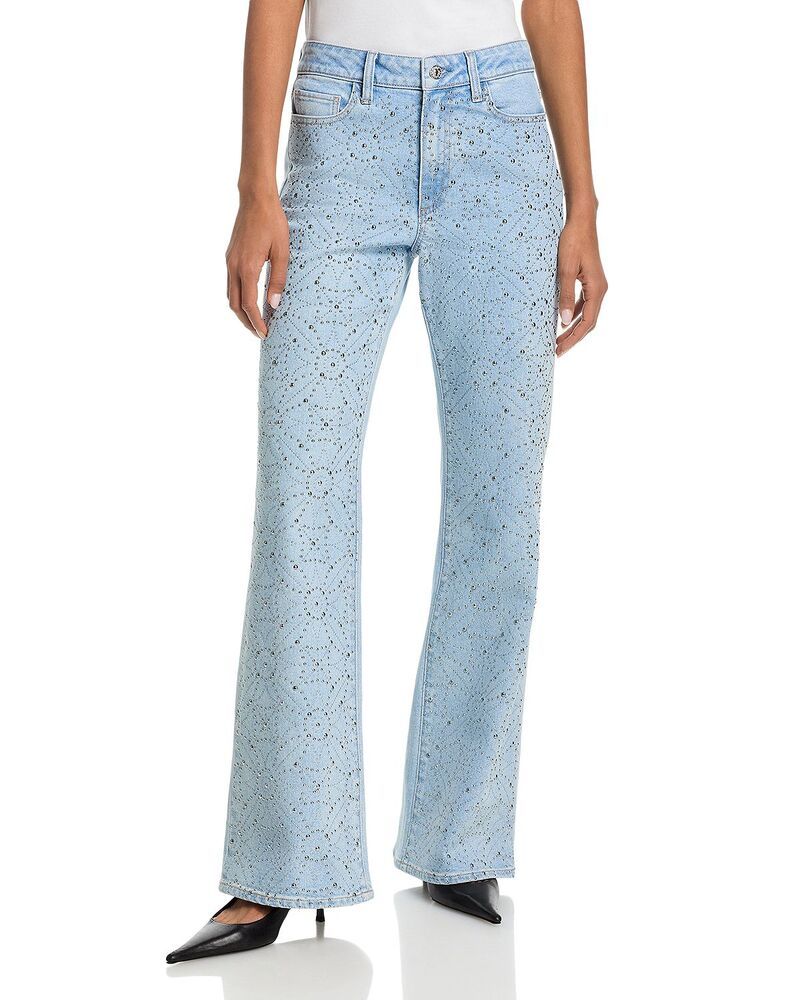 ペイジ レディース ボトムス デニムパンツ ジーンズ PAIGE Sofia Embellished Mid Rise Jeans in Flora Embellished Flora Embelli