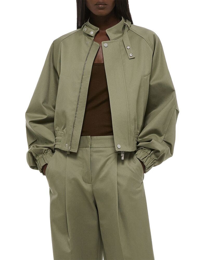 ヘルムート ラング レディース アウター ジャケット・ブルゾン Helmut Lang Trench Bomber Jacket Vetiverジャンパー・ブルゾン