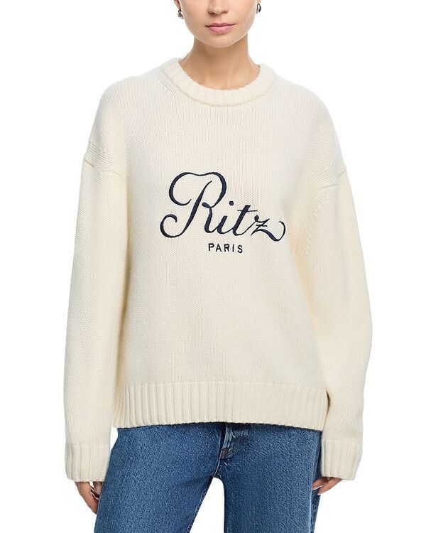 フレーム レディース アウター ニット・セーター FRAME Ritz Cashmere Sweater Cream クリーム
