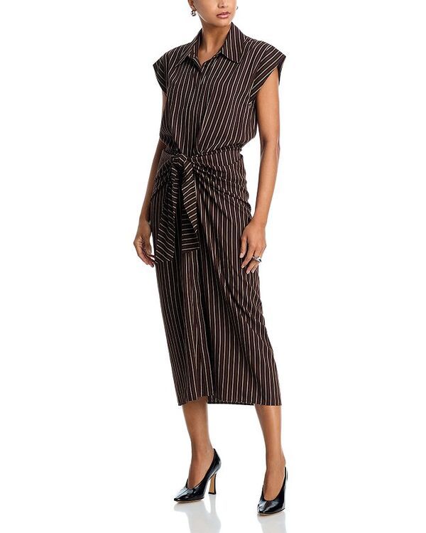 エーエルシー レディース トップス ワンピース ALC Emilia Dress Ganache Stripe ストライプ