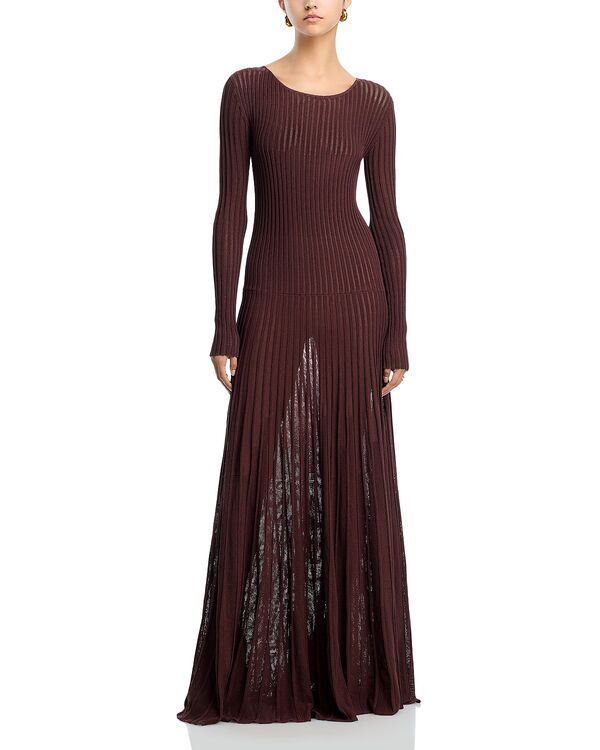ソリッド アンド ストライプ レディース トップス ワンピース Solid Striped The Sloane Dress Raisin Brown ブラウン
