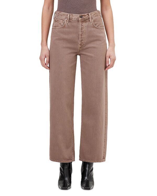 アゴルド レディース ボトムス デニムパンツ ワイドレッグ アンクル ジーンズ AGOLDE Ren High Rise Wide Leg Ankle Jeans in Ceramic