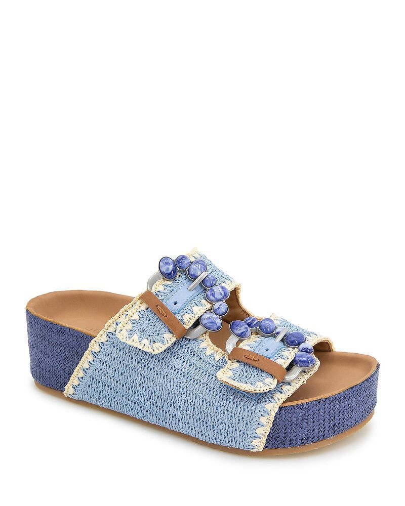 ケネスコール レディース シューズ サンダル Gentle Souls by Kenneth Cole Womens Kendall Slide Sandals Light Blue ブルー