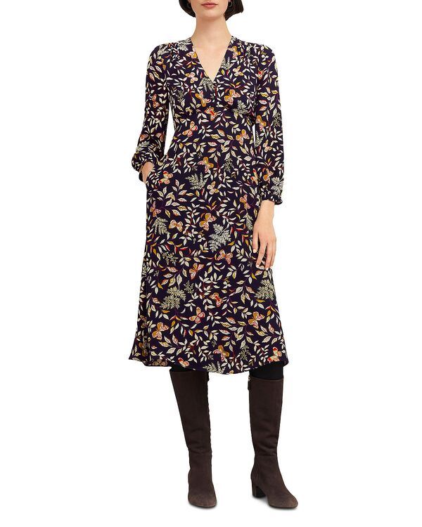 ホッブスロンドン レディース トップス ワンピース HOBBS LONDON Zainah Dress Navy Multi ネイビー
