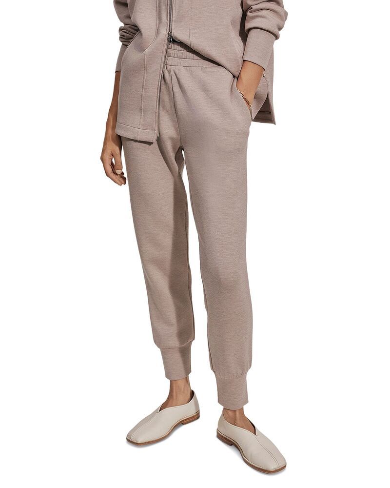 バーレイ レディース ボトムス カジュアルパンツ Varley The Slim Cuff Jogger Pants Taupe Marl マール