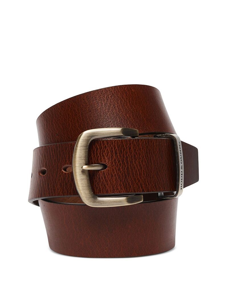 ロッドアンドグン メンズ アクセサリー ベルト レザー Rodd Gunn Mens Farmlands Leather Belt Cognac