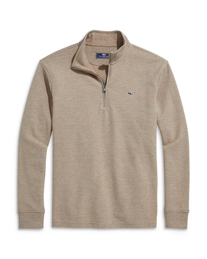 ヴァインヤードヴァインズ メンズ アウター パーカー・スウェット ハーフジップ シャツ Vineyard Vinesaltwater Quarter Zip Long Sleeve Sweatshir