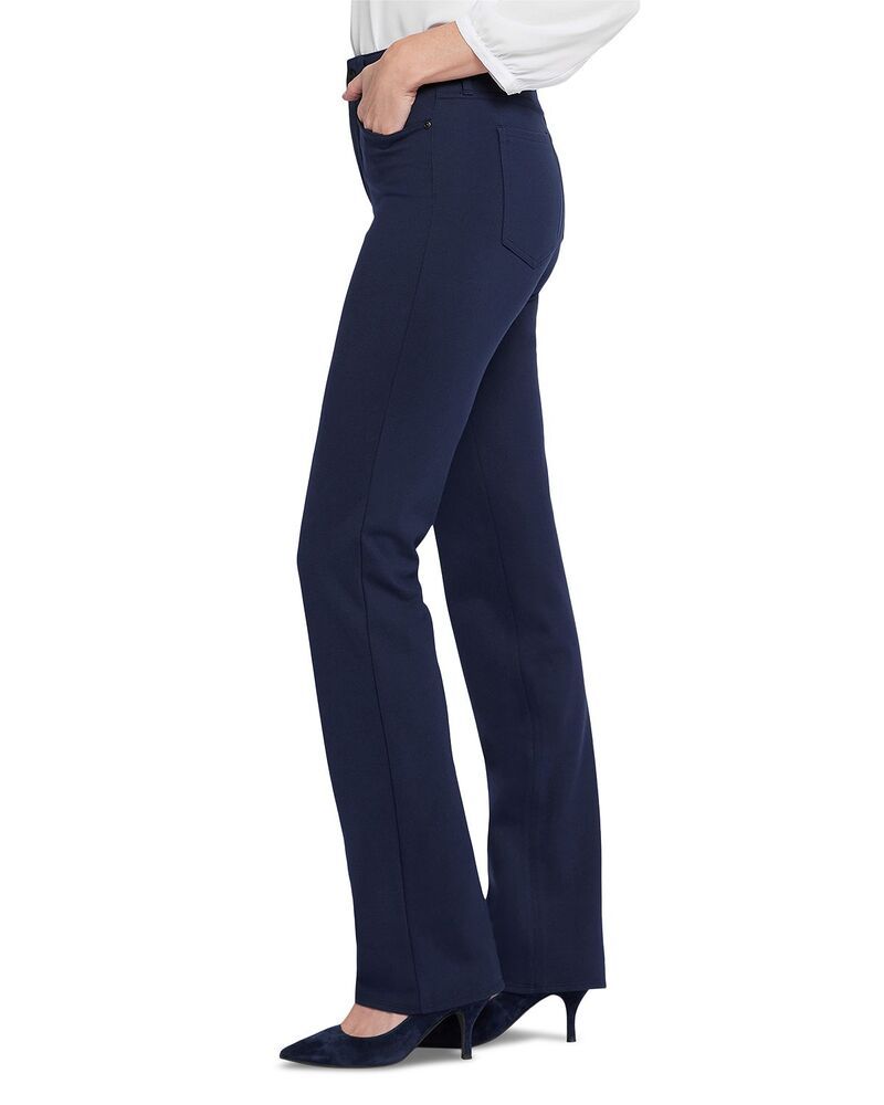 エヌワイディージェイ レディース ボトムス カジュアルパンツ NYDJ Marilyn Straight Ponte Pants Oxford Navy ネイビー