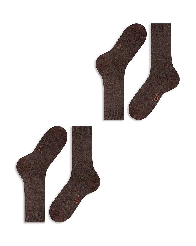 ファルケ メンズ アンダーウェア 靴下 Falke Happy Crew Socks Pack of 2 Dark Brown ブラウン 8,125円