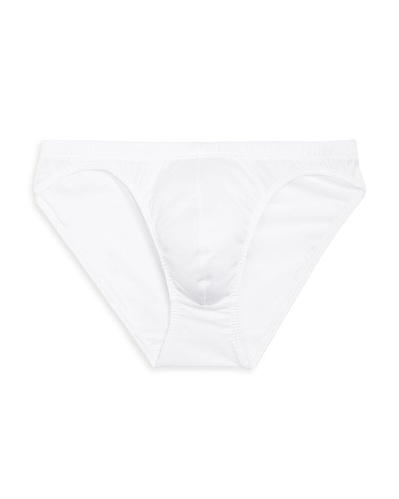 ハンロ メンズ アンダーウェア ブリーフパンツ ミニ コットン Hanro Cotton Sporty Mini Briefs White ホワイト 15,895円