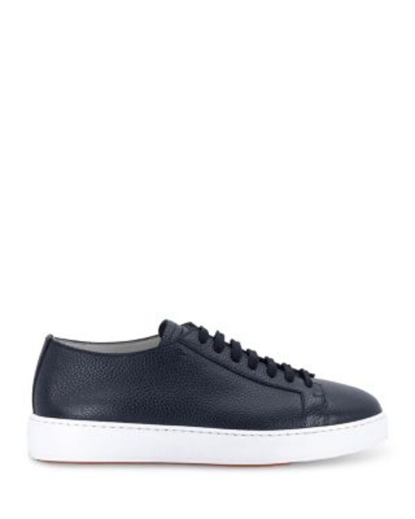 サントーニ メンズ シューズ スニーカー レース Santoni Mens Lace Up Sneakers Blue ブルー