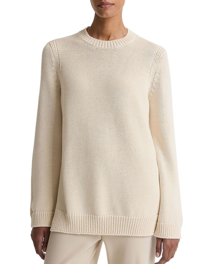 ヴィンス レディース アウター ニット・セーター クルーネック Vince Crewneck Sweater Bone