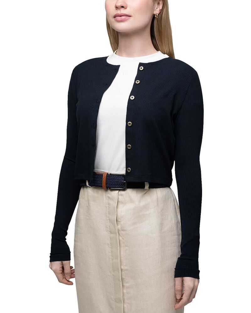 ポイント レディース アウター カーディガン セーター シャツ Point Classic T Shirt Cardigan Sweater Navy ネイビー