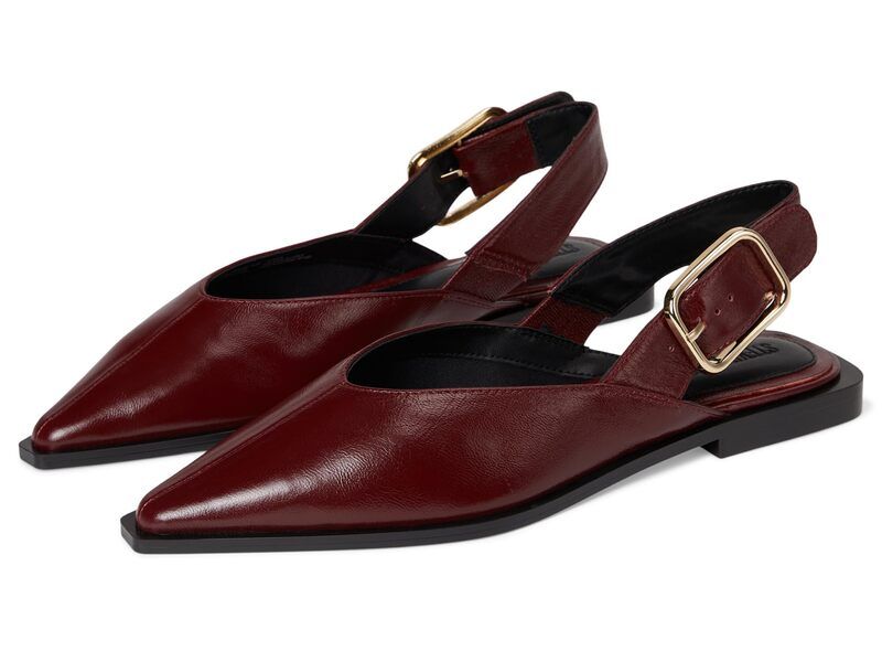 スティーブ マデン レディース アンダーウェア 靴下 Steve Madden Shay Burgundy Leather バーガンディ