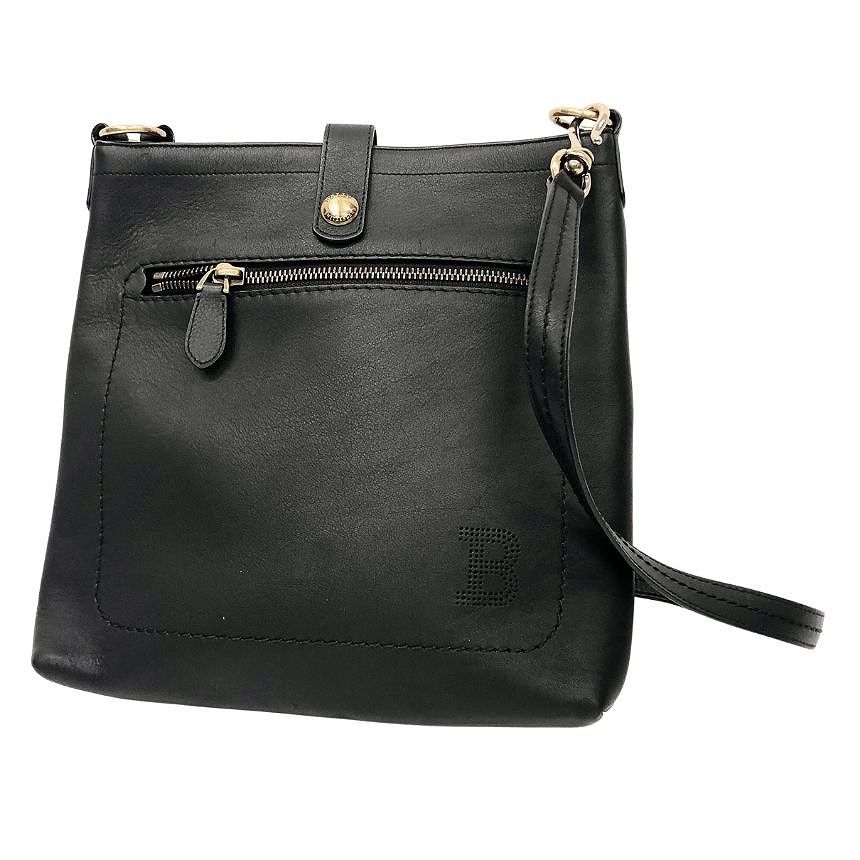 BALLY バリー レザー ショルダーバッグ ブラック 黒 メンズ 美品 aq13169