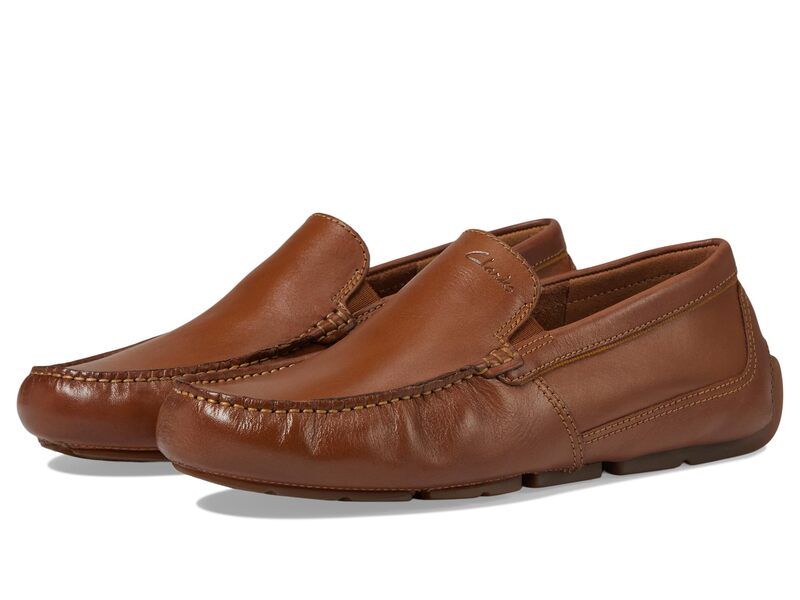 クラークス メンズ シューズ スリッポン・ローファー Clarks Markman Plain Tan Leather タン 16,786円
