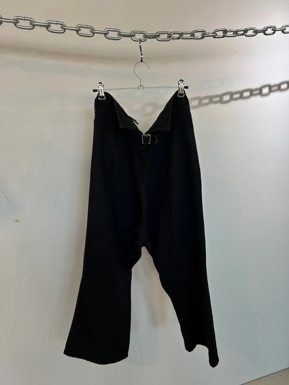 COMME DES GARCONS コム・デ・ギャルソン ブラック クロップド バギーパンツ 7,819円