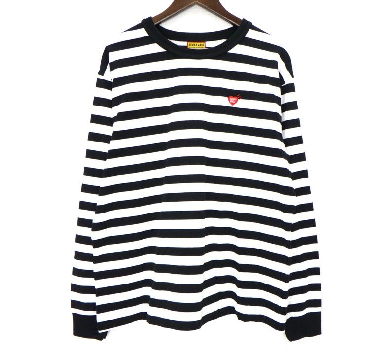 ヒューマンメイド HUMAN MADE 25AW 【 STRIPED LS T SHIRT 】 フロント