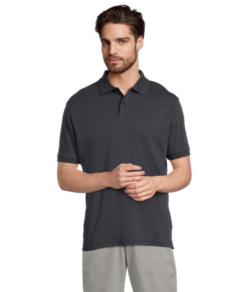バブアー メンズ トップス シャツ ポロシャツ Barbour Hylton Interlock Tailored Fit Polo Shirt Navy ネイビー