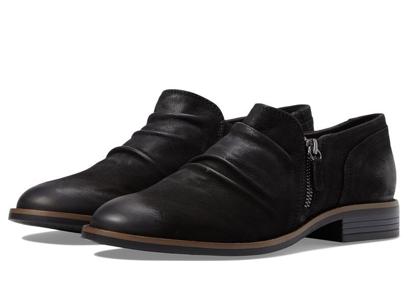クラークス レディース シューズ スリッポン・ローファー Clarks Camzin Pace Black Nubuck ブラック