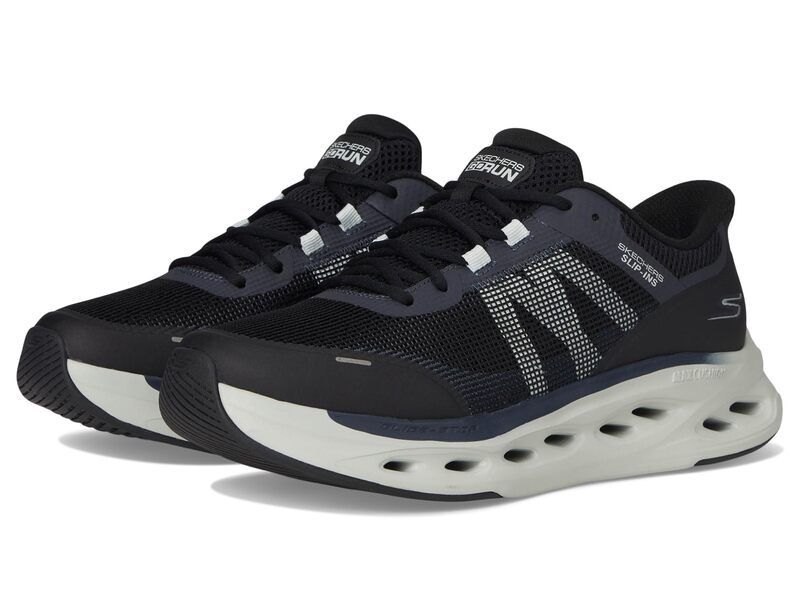 スケッチャーズ メンズ シューズ スニーカー SKECHERS Hands Free Slipins Max CushioninglideStep Advert Sneaker BlackGrey ブ