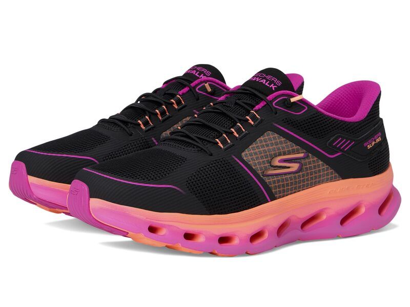 スケッチャーズ レディース シューズ スニーカー SKECHERS Performance Go Walk Glide Step 20 Elektra Hands Free SlipIns Blackスニーカー