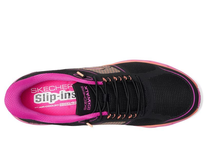 スケッチャーズ レディース シューズ スニーカー SKECHERS Performance Go Walk Glide Step 20 Elektra Hands Free SlipIns Black