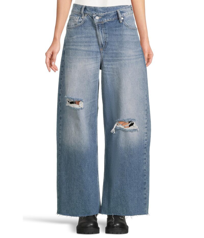 オールセインツ レディース ボトムス デニムパンツ AllSaints Aki Crossover Jean Light Indigo インディゴ