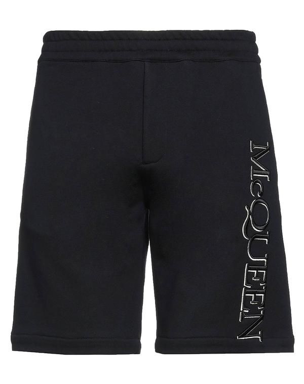 マックイーン メンズ ボトムス ハーフパンツ・ショーツ MCQUEEN スウェットパンツ Black ブラック