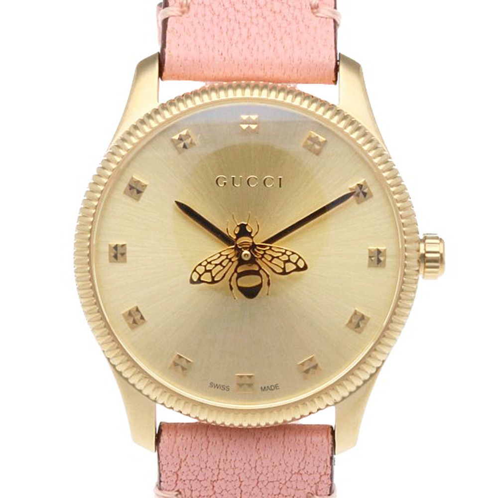 グッチ GUCCI Gタイムレス 126.5 クォーツ キャットヘッド 時計 腕時計 レディース 送料無料 【中古】 グッチ Gタイムレス 腕時計 時計 GP 126.5 クオーツ レディース 1年
