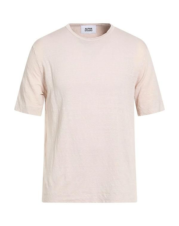 アルファス テューディオ メンズ トップス Tシャツ ALPHA STUDIO Ｔシャツ Beige ベージュ 19,511円