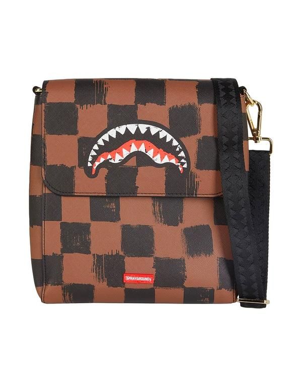 スプレーグランド メンズ バッグ SPRAYGROUND クロスボディバッグ Brown ブラウン