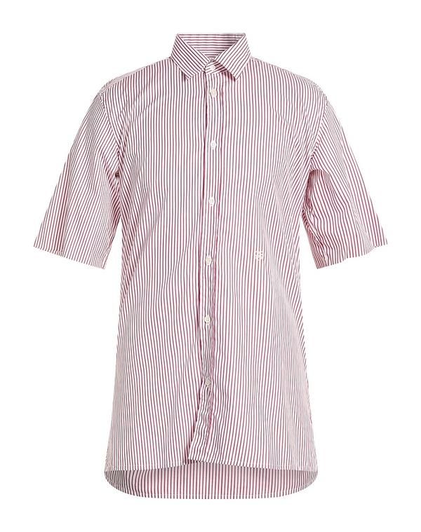マルタンマルジェラ メンズ トップス シャツ MAISON MARGIELA ストライプ柄シャツ Bordeaux