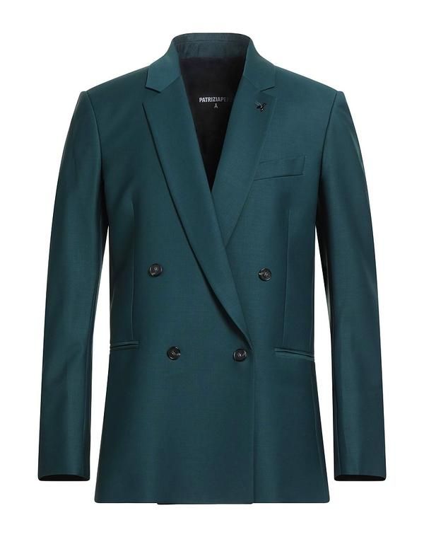 パトリツィア ペペ メンズ アウター ジャケット・ブルゾン PATRIZIA PEPE テーラードジャケット Deep Teal ティール 43,680円
